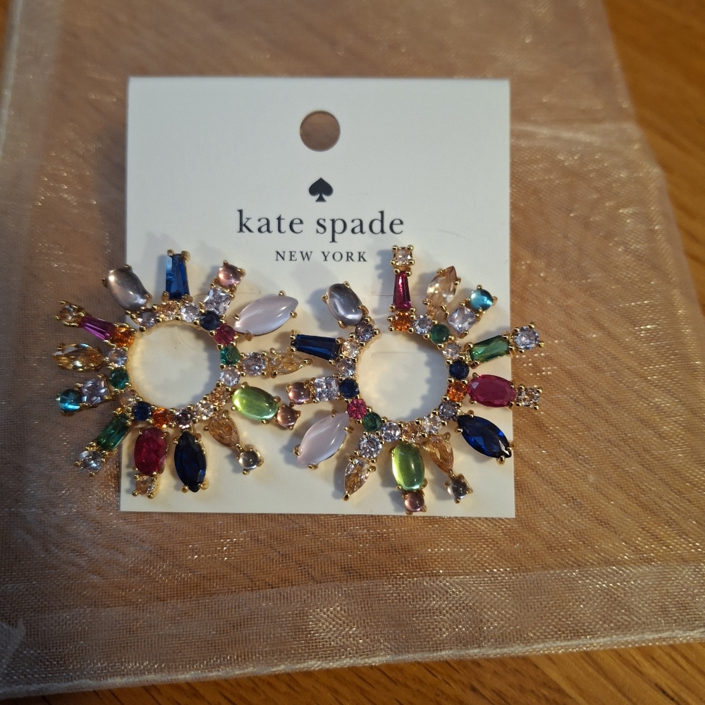 Host Pick Kate Spade New York Showtime Statement Hoops - Picture 5 of 8